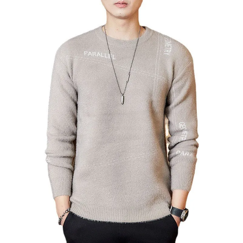 Men All-match Sweater Casual Top