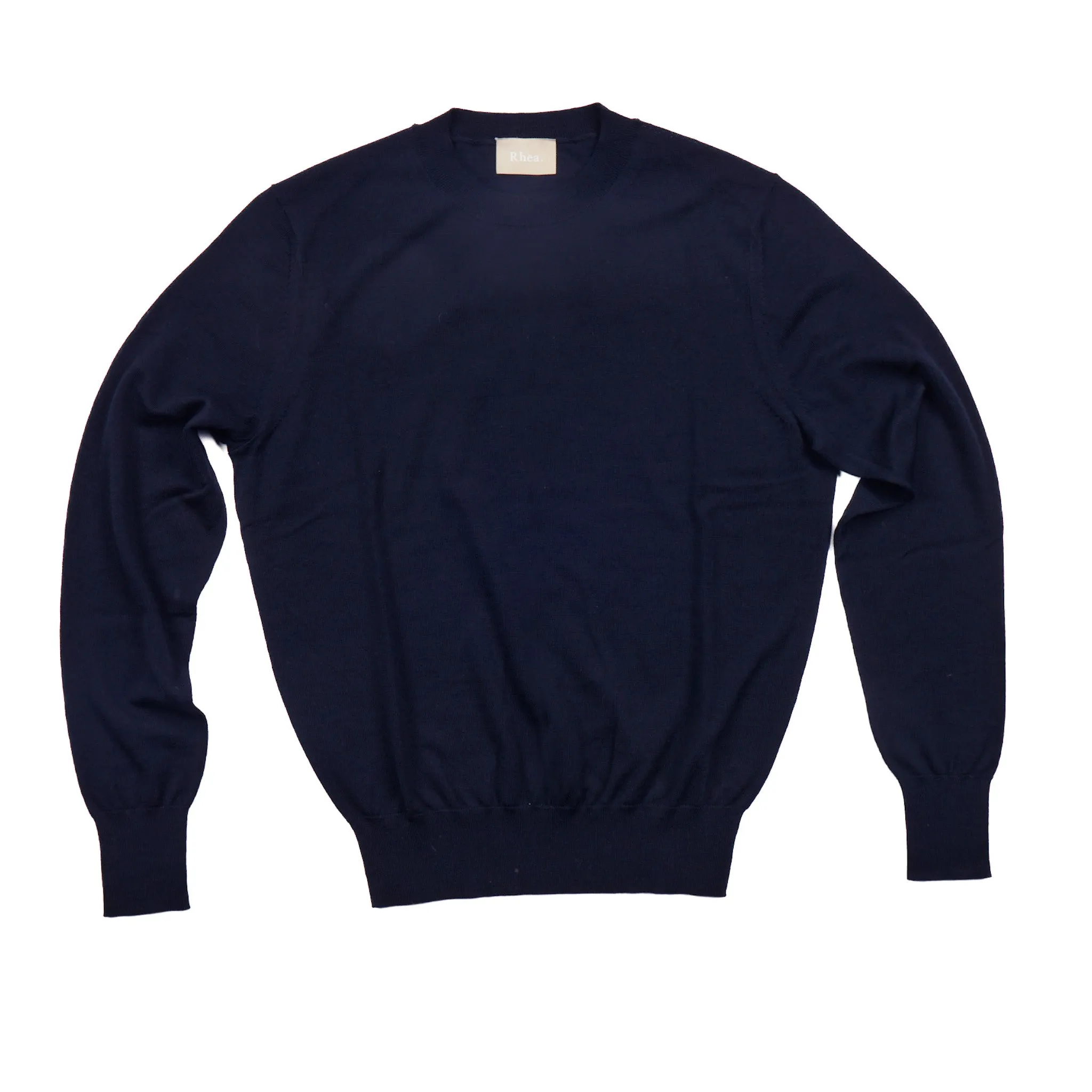 Merino Crew Knit Navy