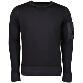 Merino Wool Crewneck Lens Knit