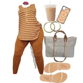 Milkshake- Moto Leggings Set