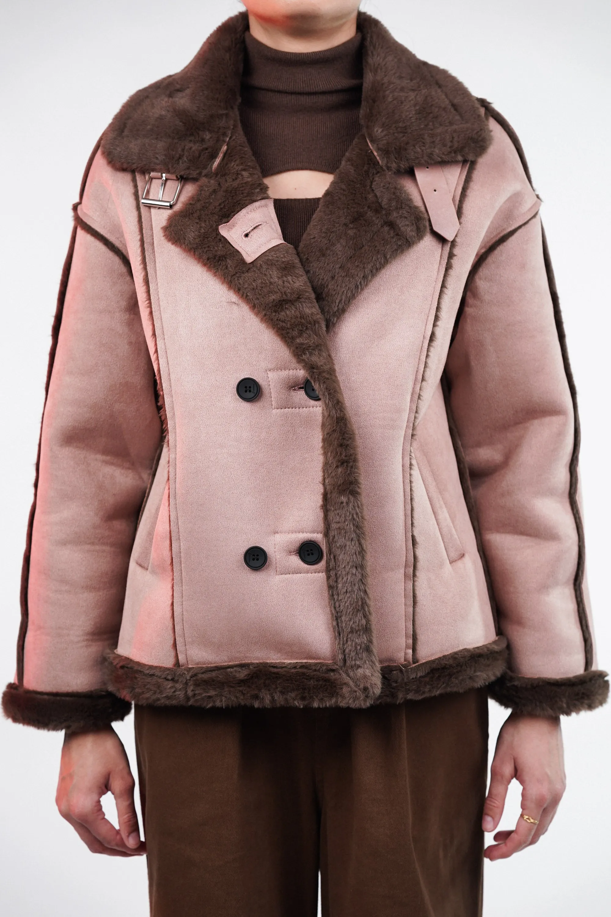 Mink Mirage Brown Fur Jacket