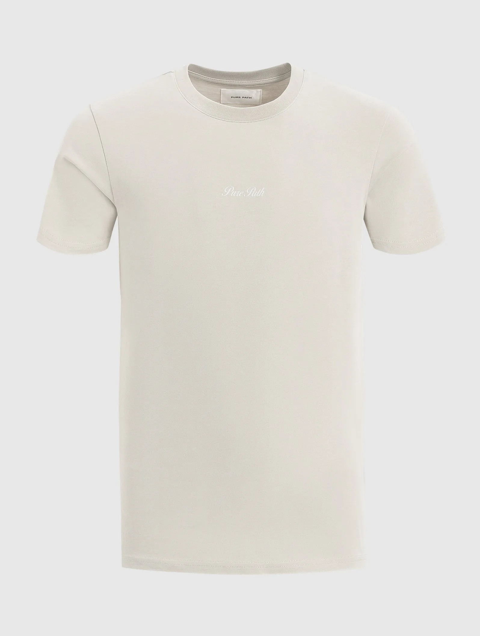 Monogram Back Print T-shirt | Sand