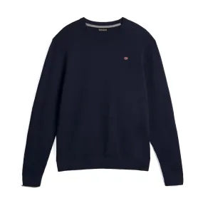 Napapijri - Droz Blue Marine Crew Neck Jumper - NP0A4GJP - BLU/MARINE