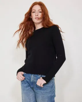 Not Monday Jane Cashmere Crewneck Black