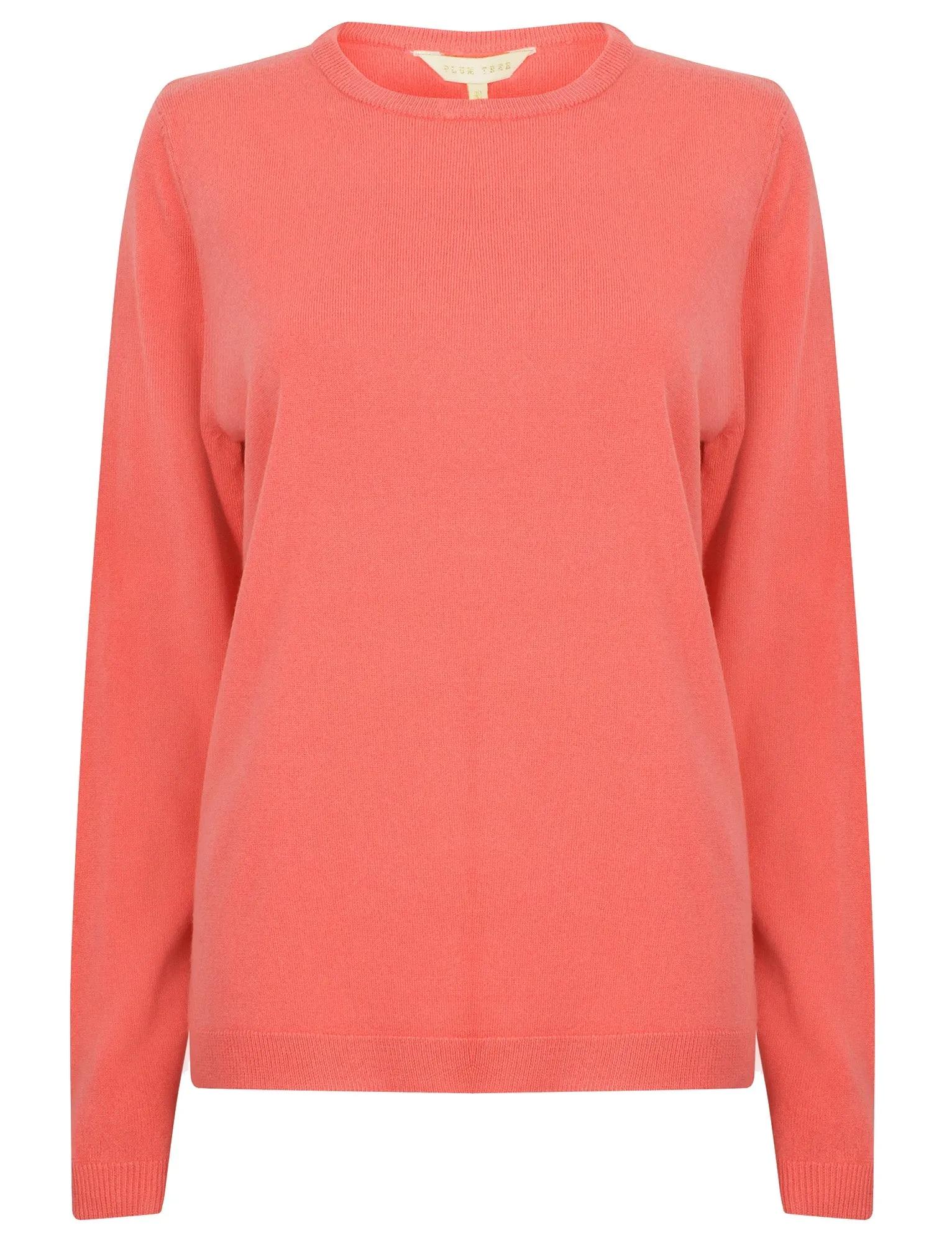 Obama2 Crew Neck Knit Jumper In Tea Rose - Plum Tree