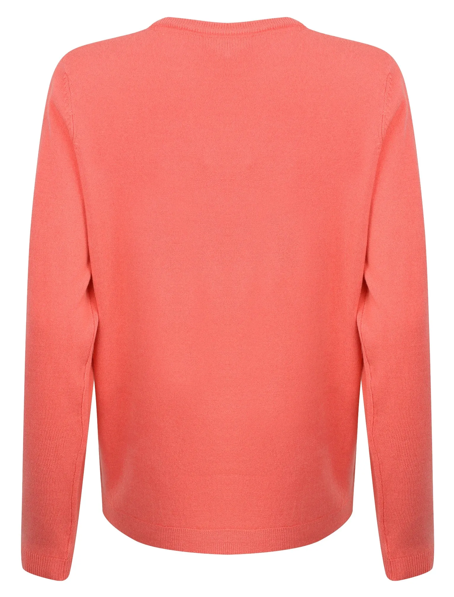 Obama2 Crew Neck Knit Jumper In Tea Rose - Plum Tree