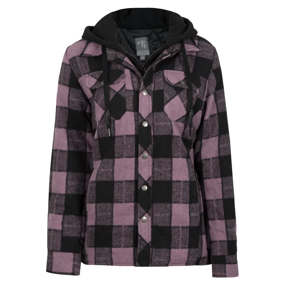 Padded Work Shirt - Mauve/Purple