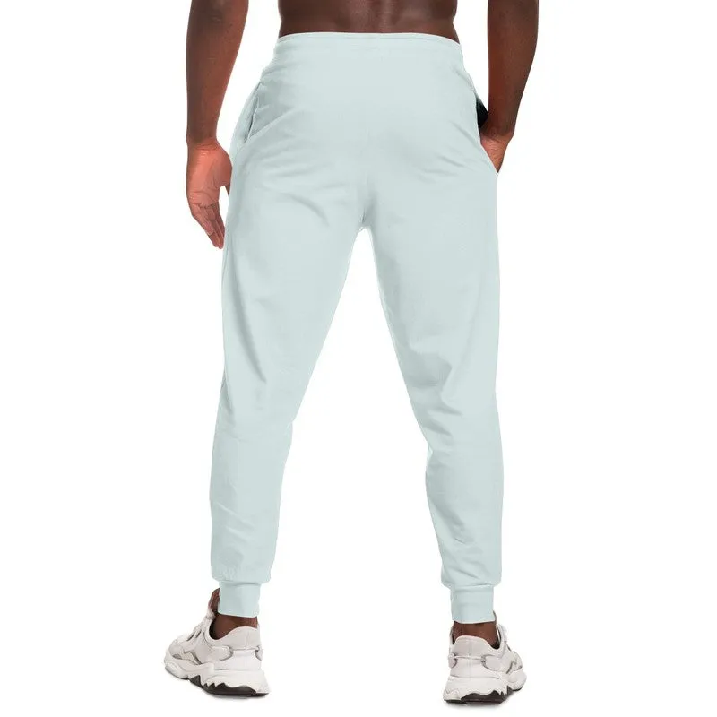 Pale Blue Cool Green Joggers | Unisex | with PLUS sizes | Bright Pale Blue Cool Green | C10M0Y5K0