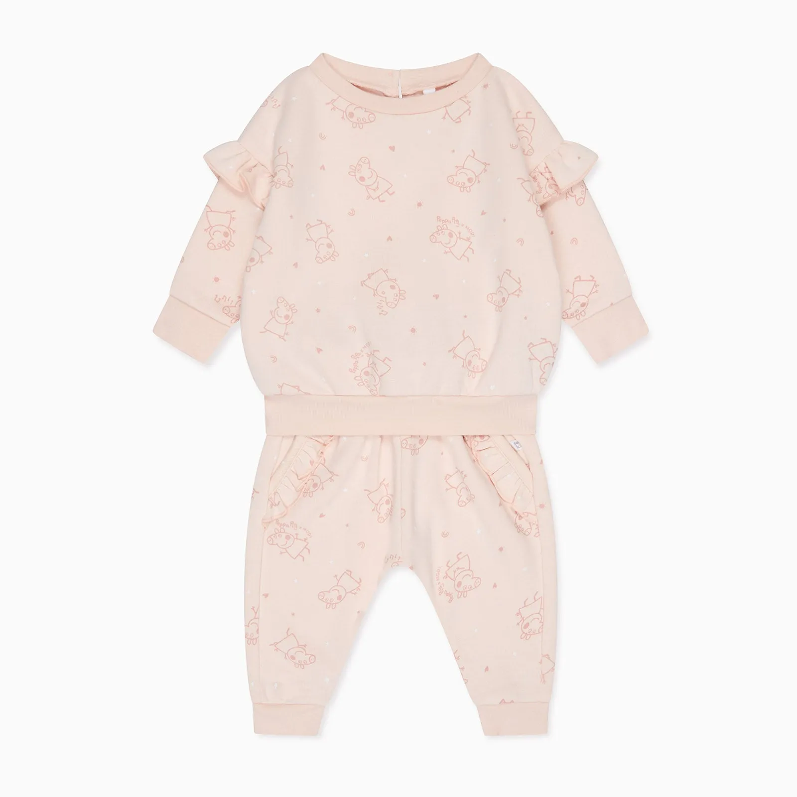 Peppa Pig Frilled Sweater & Joggers Outfit