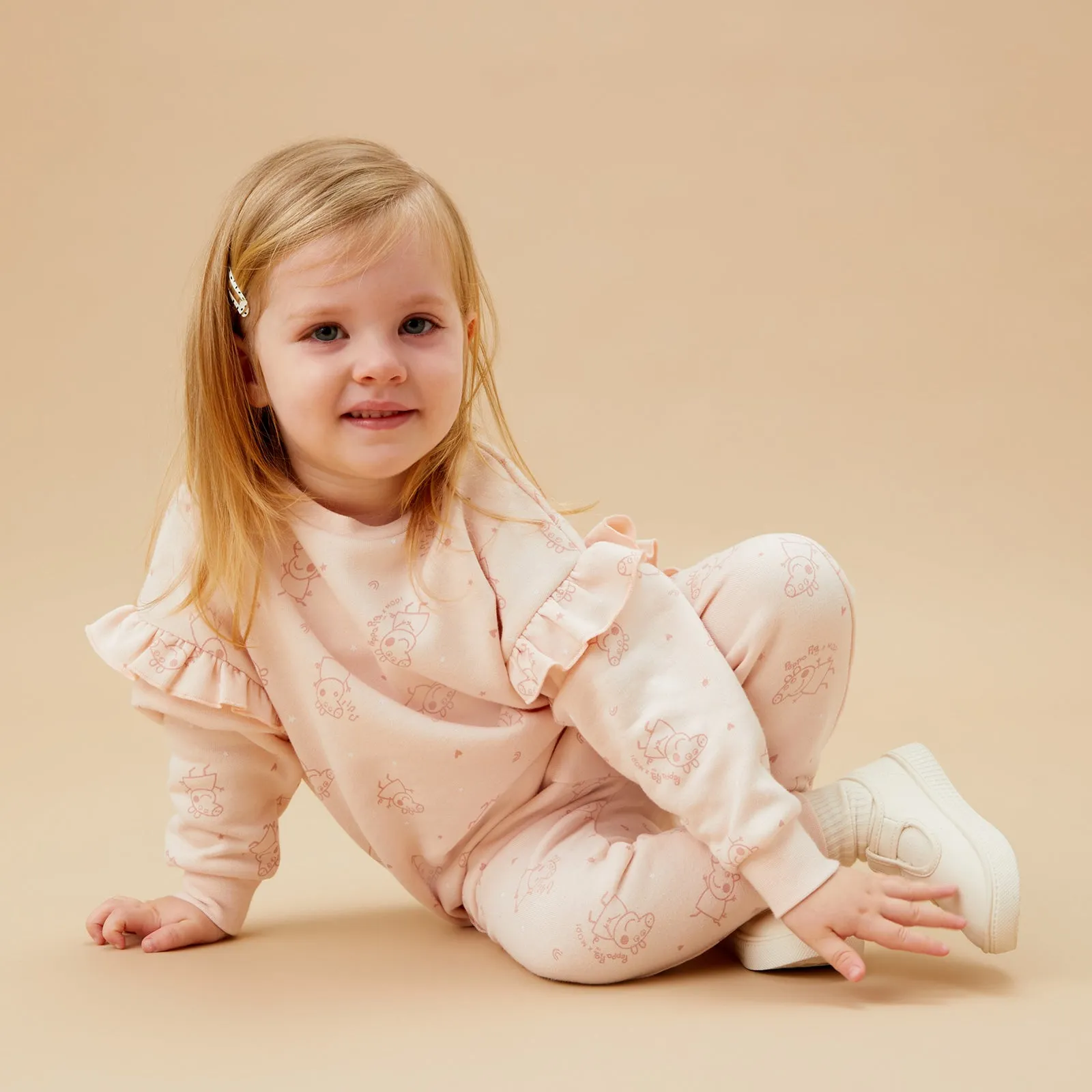 Peppa Pig Frilled Sweater & Joggers Outfit