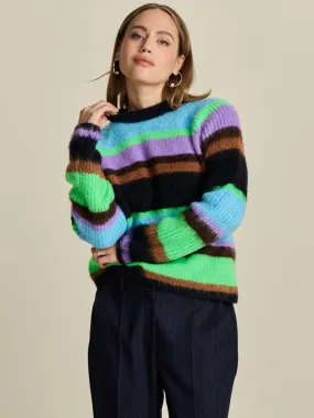 Pom Jumper Brushed Stripes