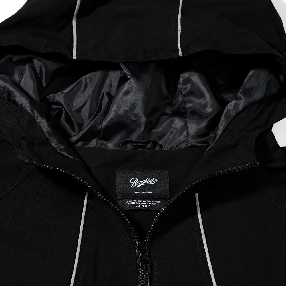 PP STRETCH HOODED JACKET BLACK