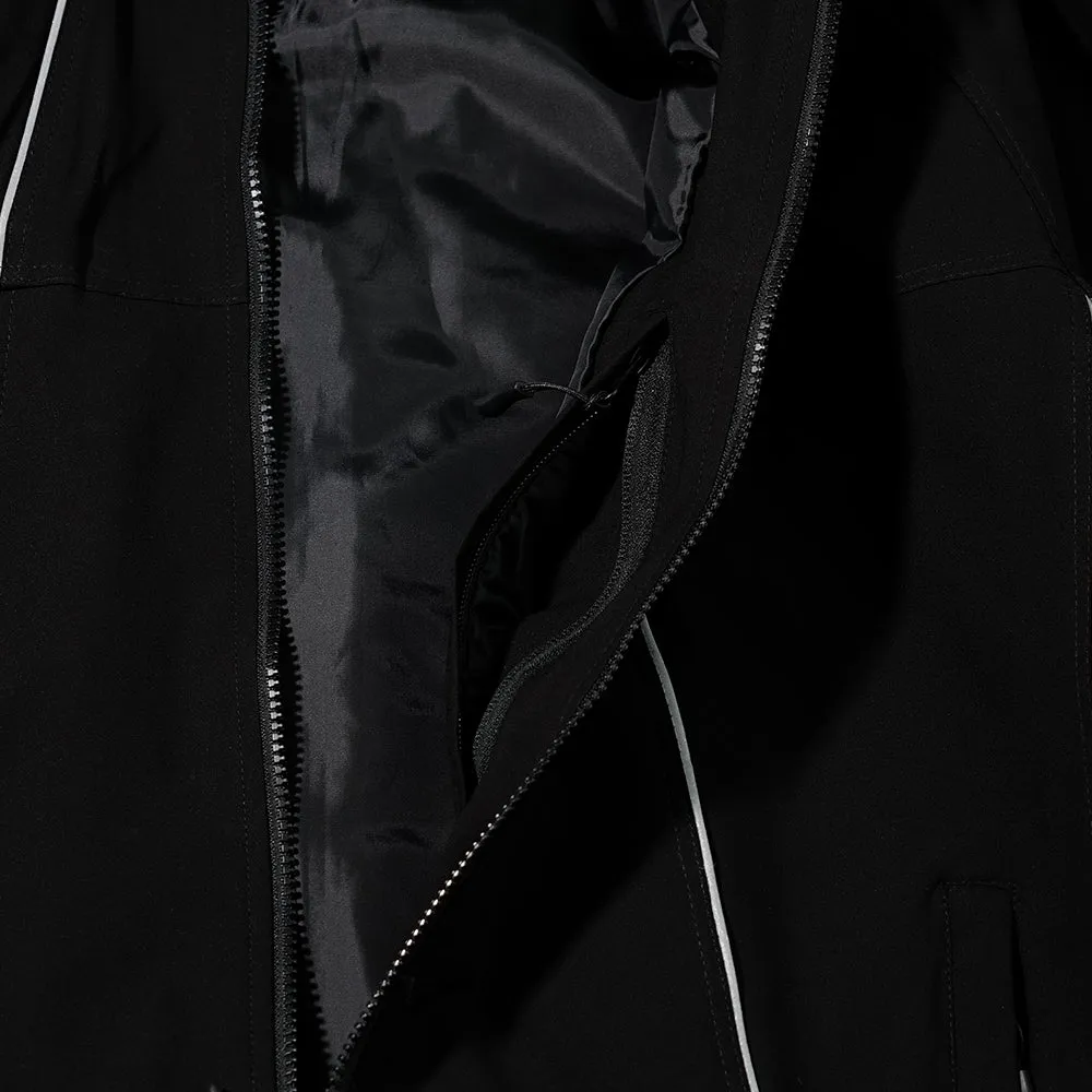 PP STRETCH HOODED JACKET BLACK