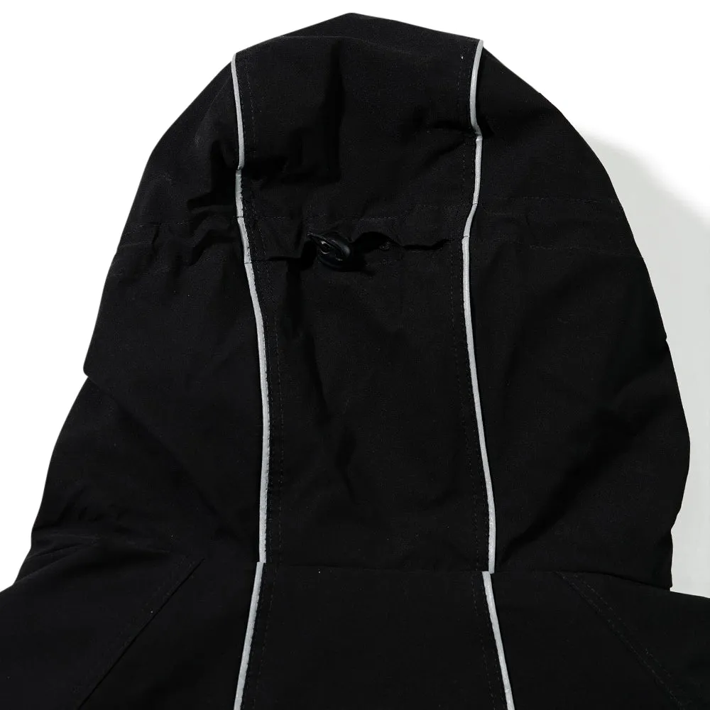 PP STRETCH HOODED JACKET BLACK