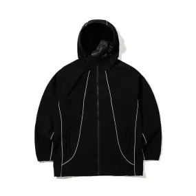 PP STRETCH HOODED JACKET BLACK