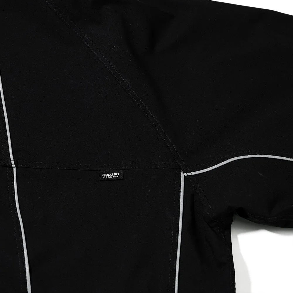 PP STRETCH HOODED JACKET BLACK