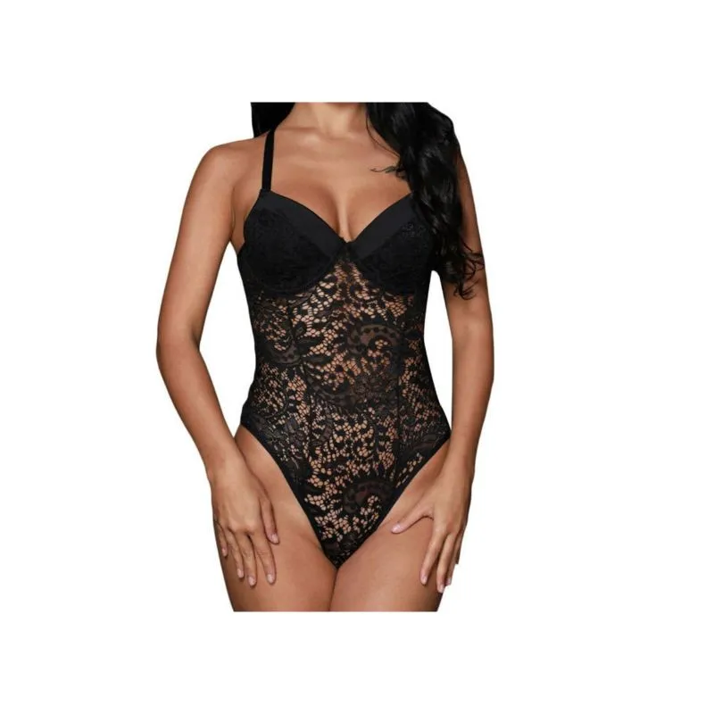 Push-Up Bodysuit Lace Lingerie