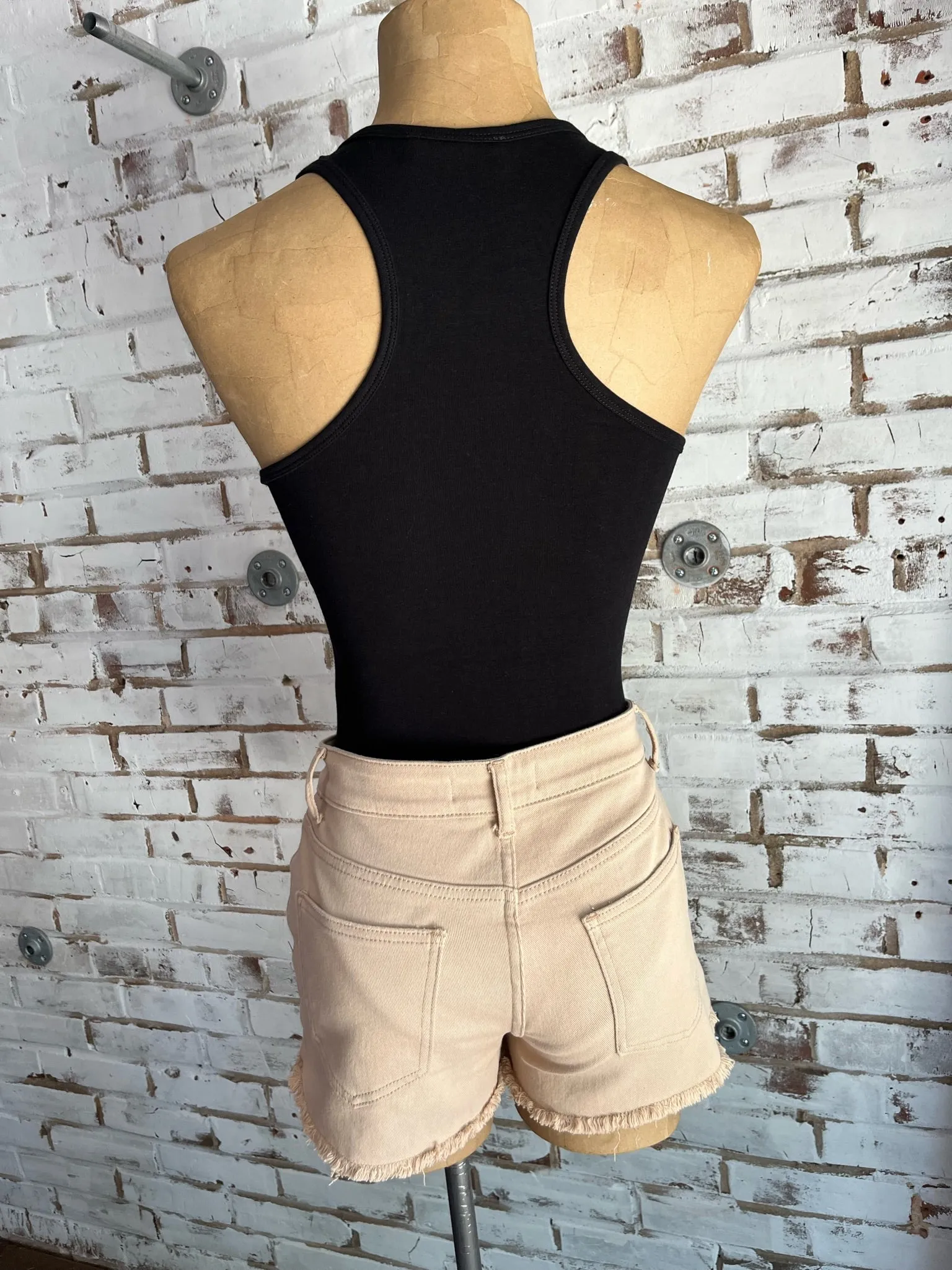 Reef Racerback Bodysuit in Black