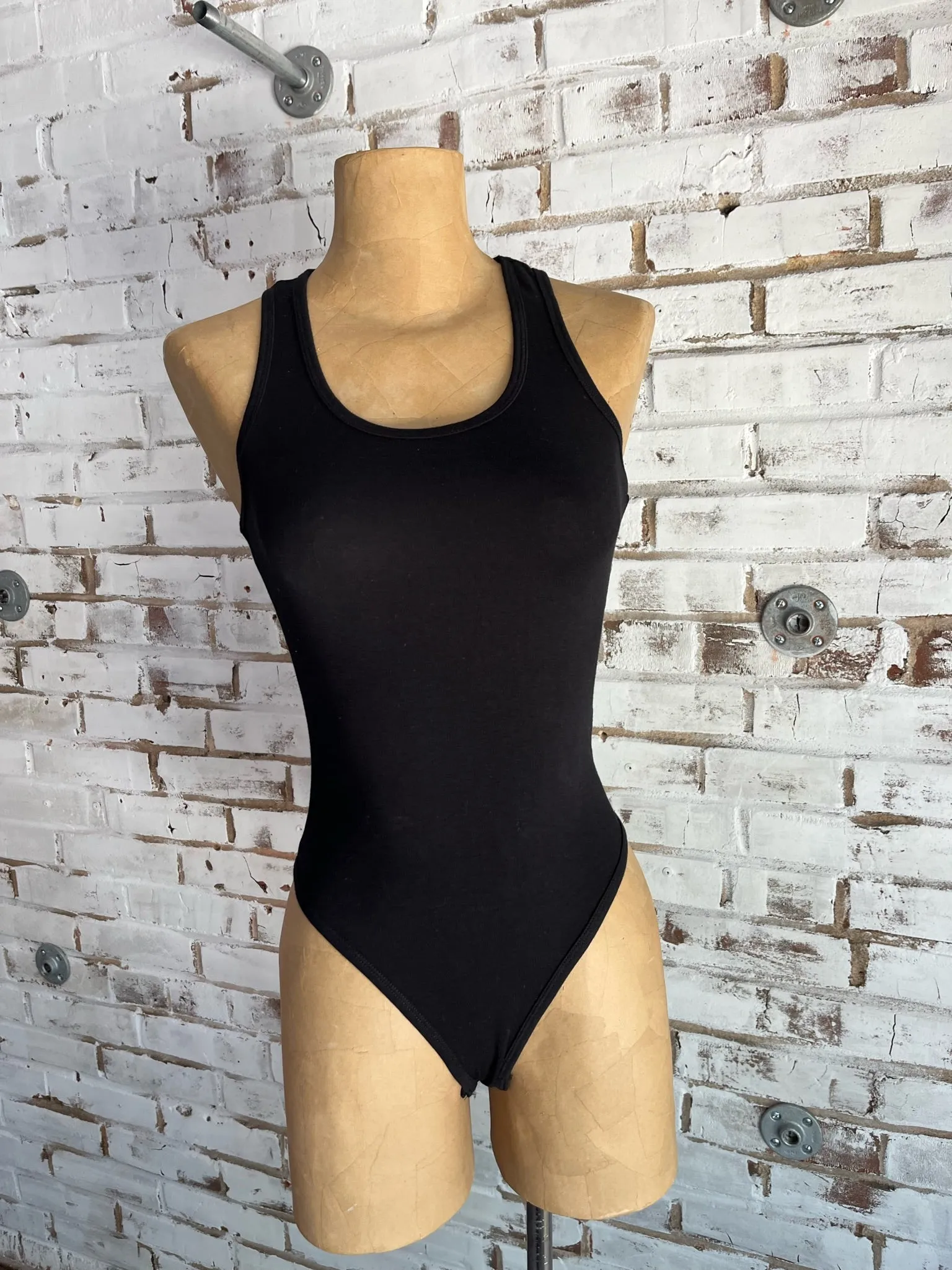 Reef Racerback Bodysuit in Black