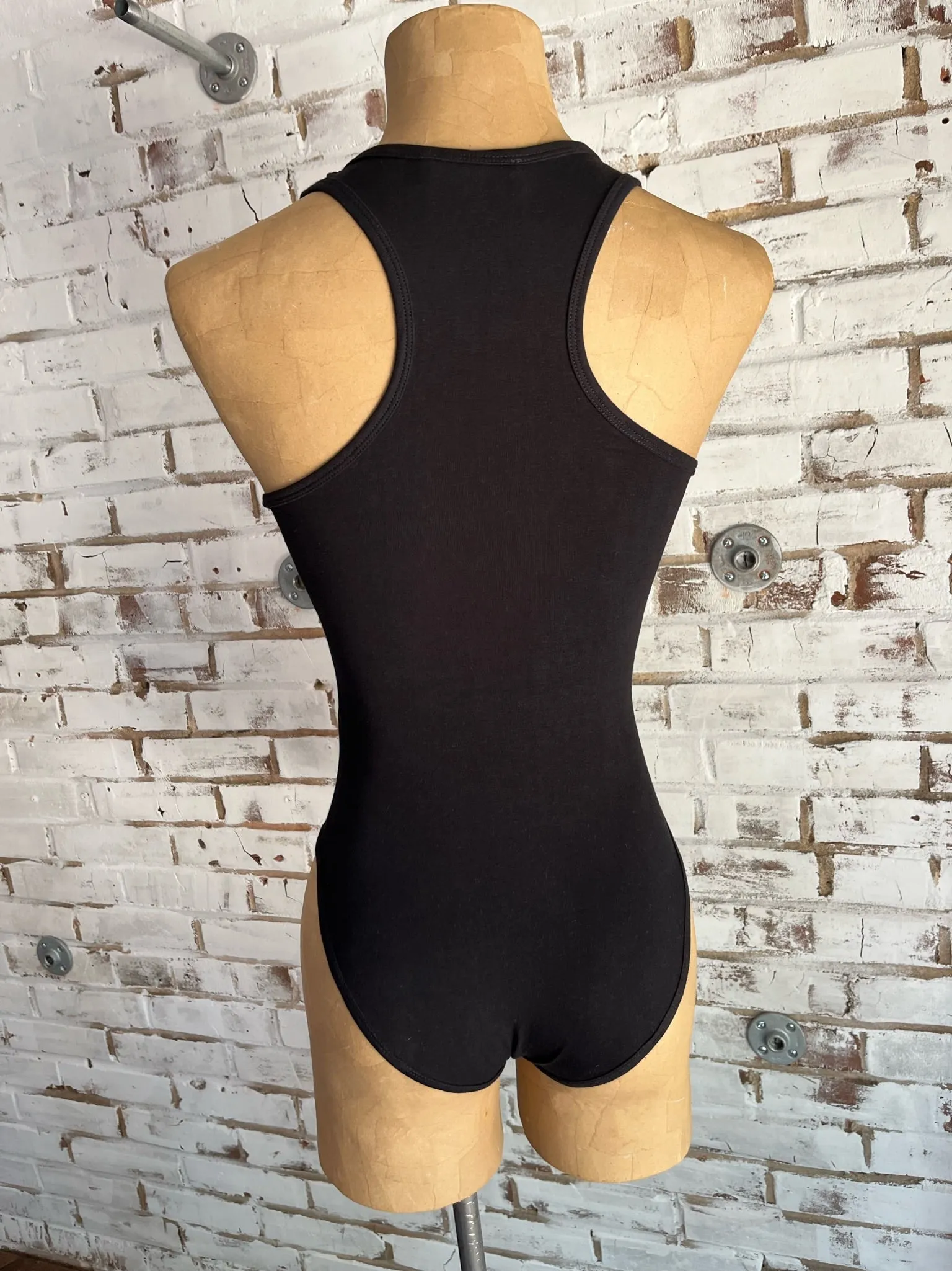 Reef Racerback Bodysuit in Black