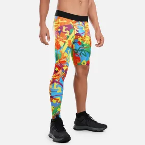 SLF Milan Colorful Single-leg Basketball Tights