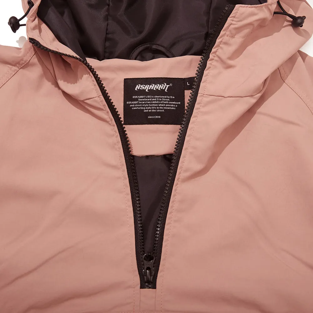 SP STRETCH HOODED ANORAK JACKET INDYPINK