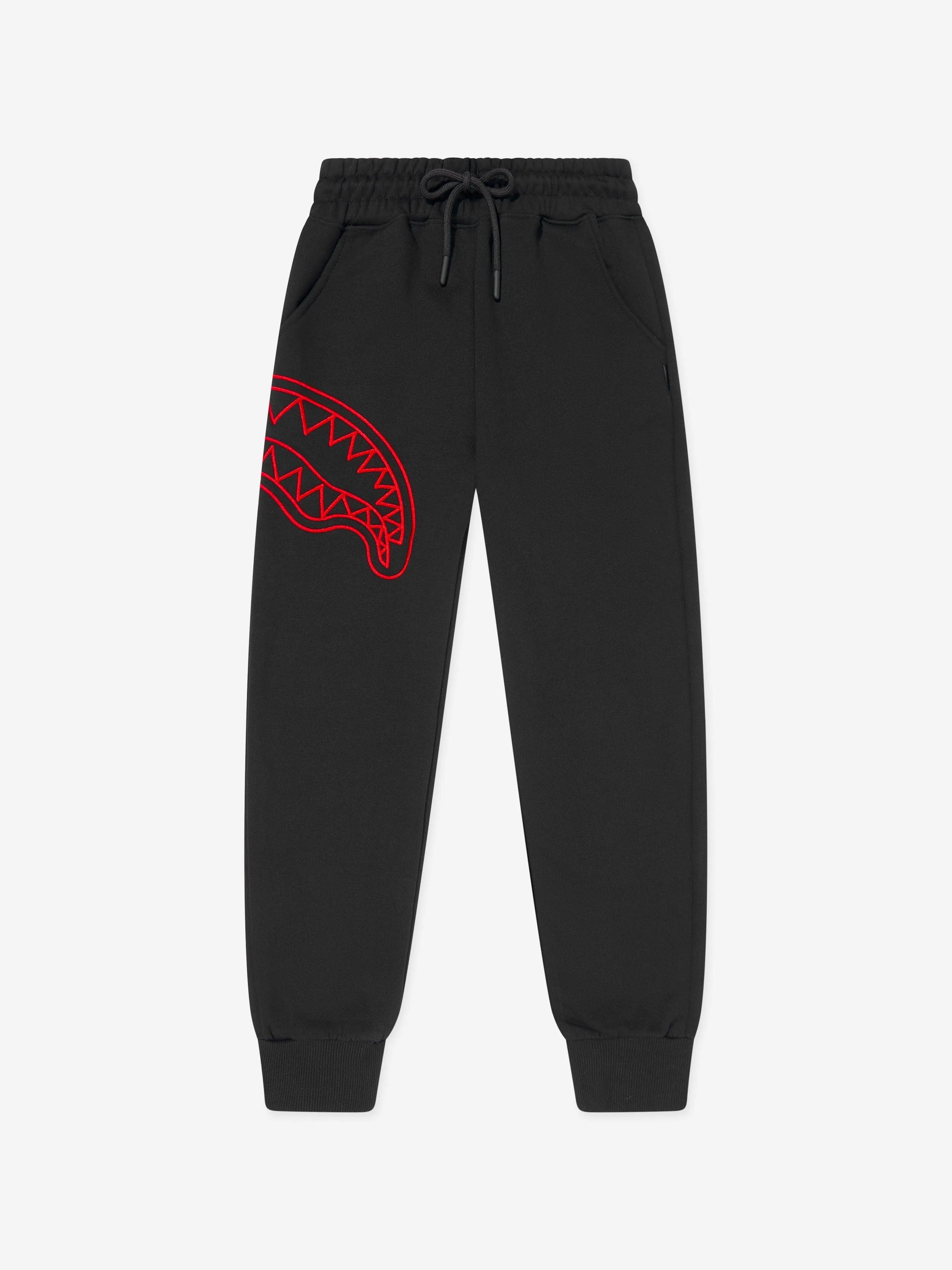 Sprayground Boys Basic Logo Joggers in Black