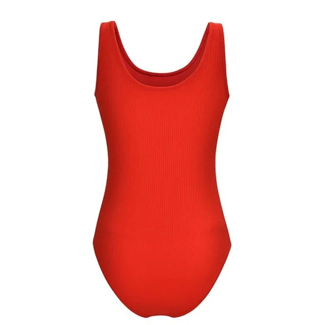 Square Collar Tank Bodysuit