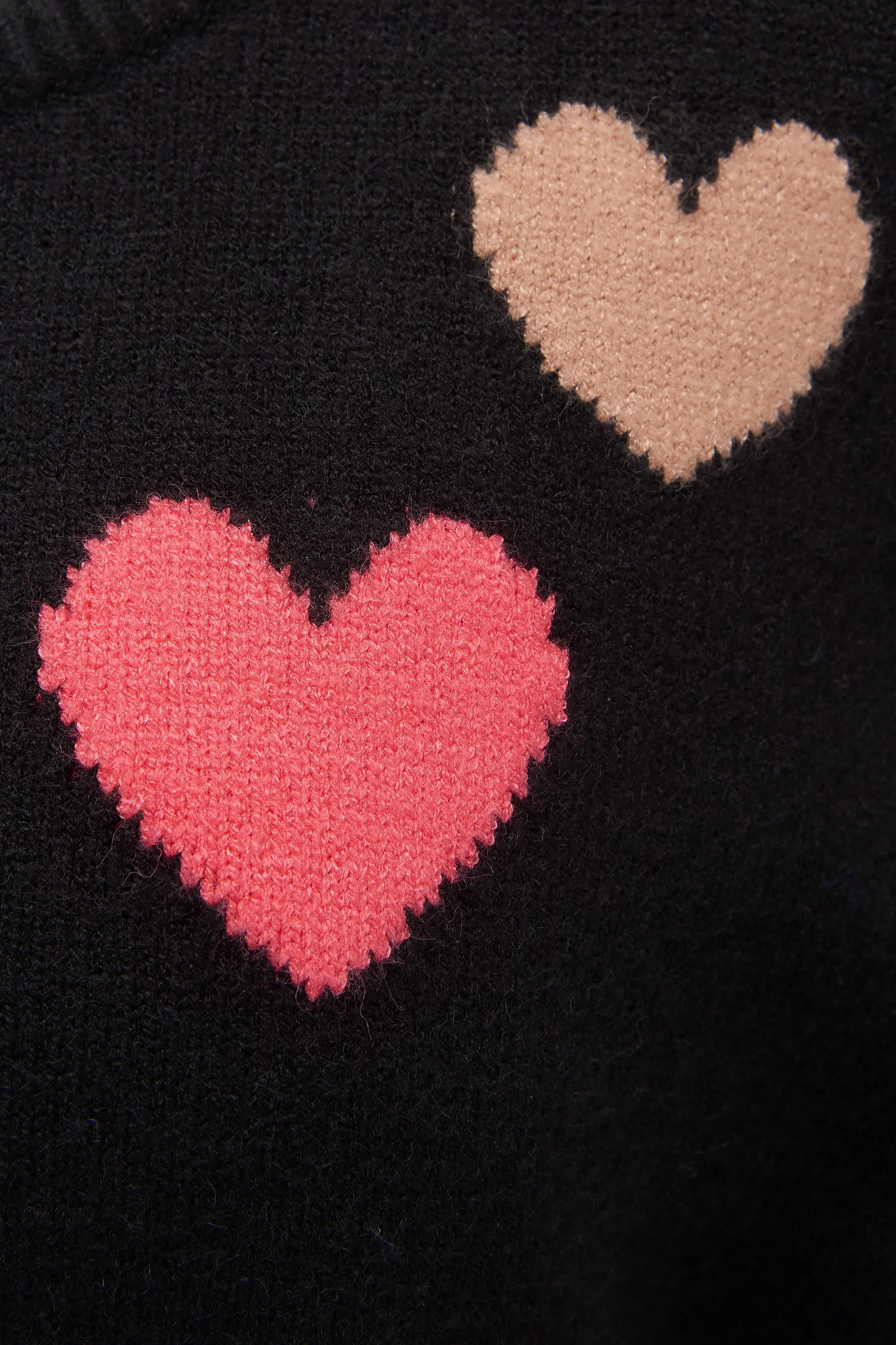 Stacey Jumper - Black, Scattered Hearts