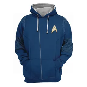 Star Trek: Strange New Worlds Spock Cosplay Hoodie 3D Printed Hooded Sweatshirt Men Women Casual Streetwear Pullover