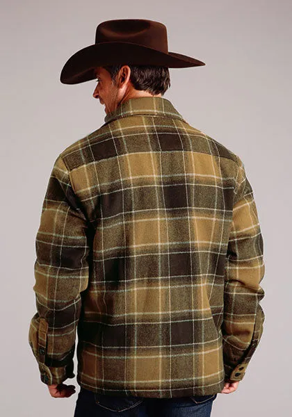 Stetson Bingham Plaid Wool Coat