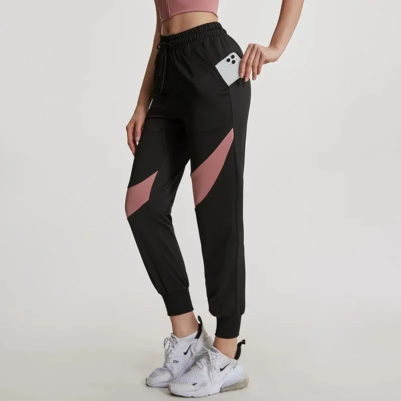 Stretchy High Waist Wide Leg Yoga Sweatpants