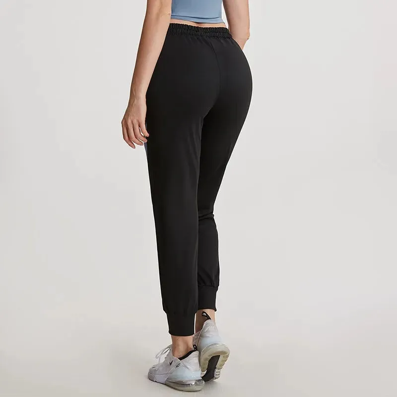 Stretchy High Waist Wide Leg Yoga Sweatpants