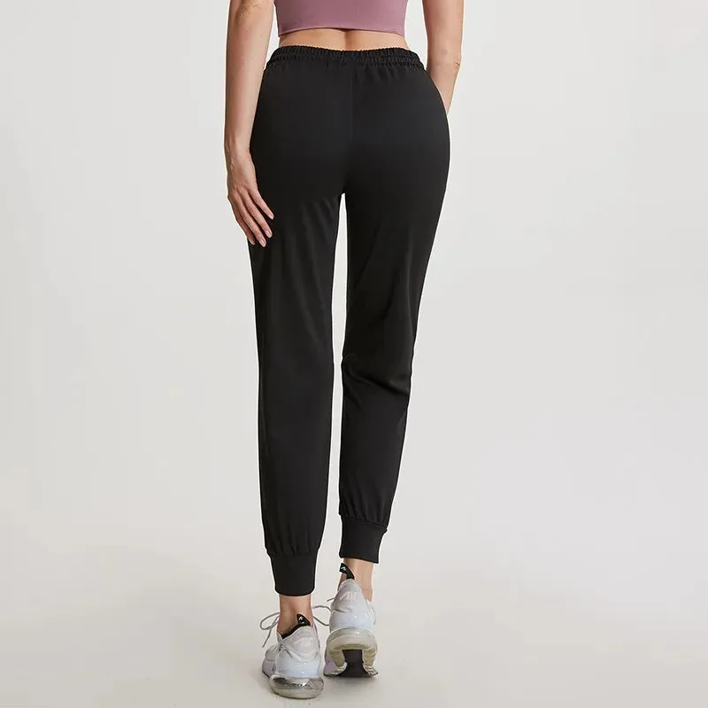 Stretchy High Waist Wide Leg Yoga Sweatpants