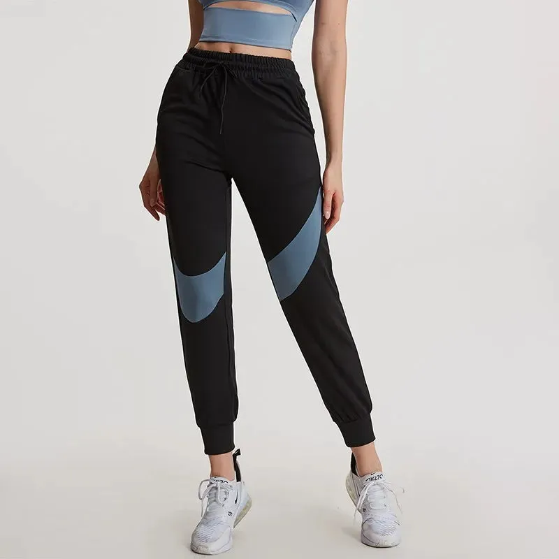 Stretchy High Waist Wide Leg Yoga Sweatpants