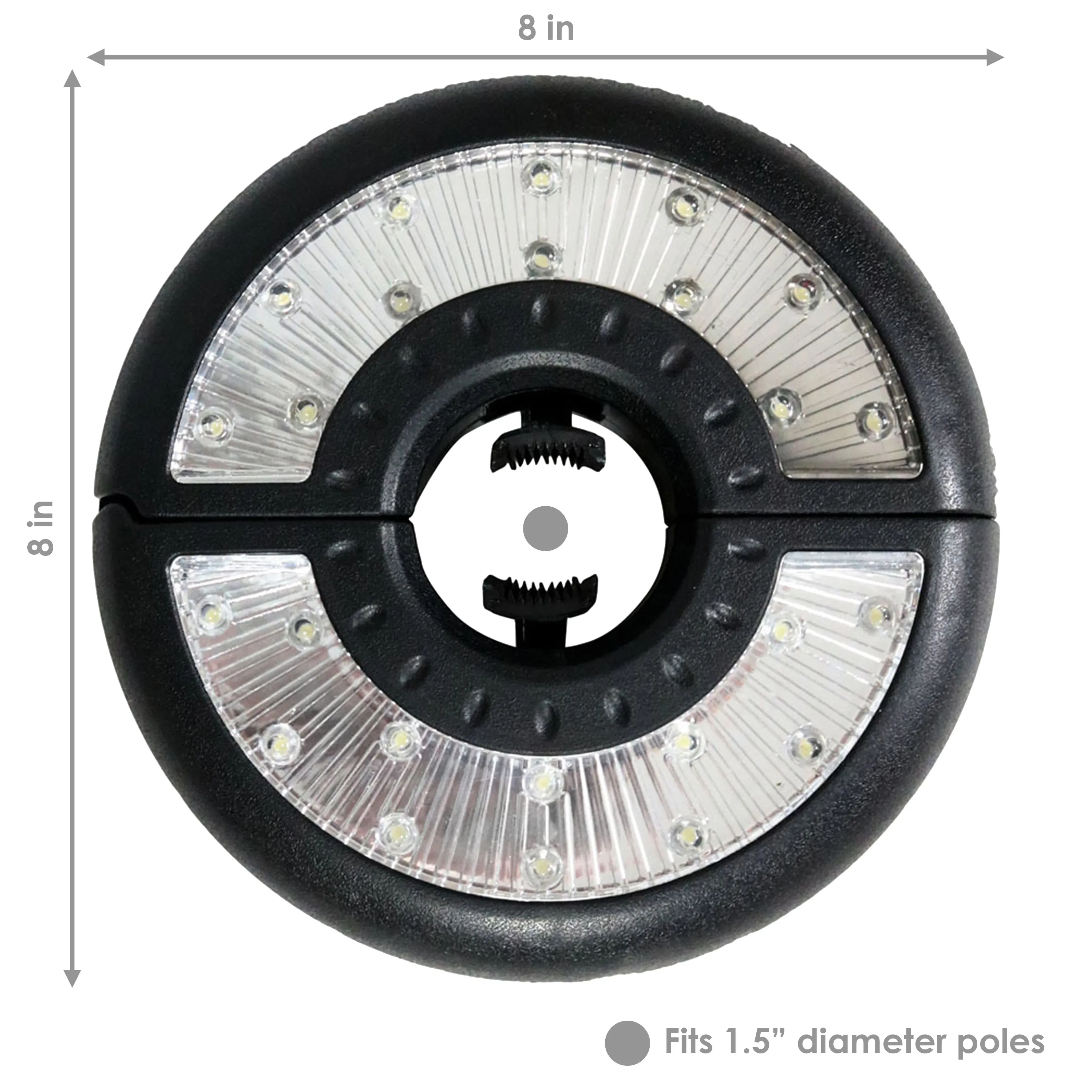 Sunnydaze Outdoor Battery-Powered Patio Umbrella LED Lights