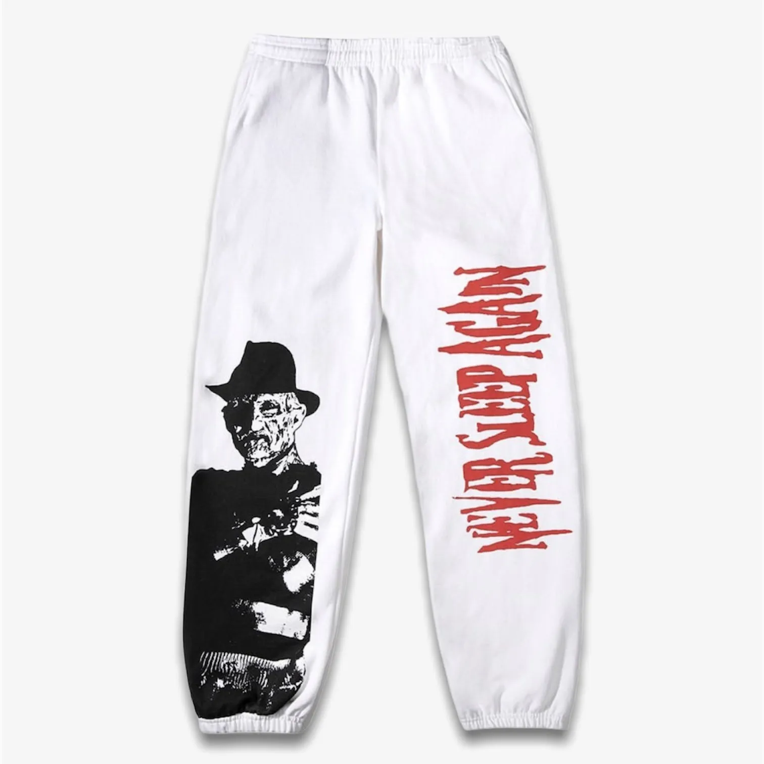 The Hundreds x A Nightmare on Elm Street Dream Sweatpants White