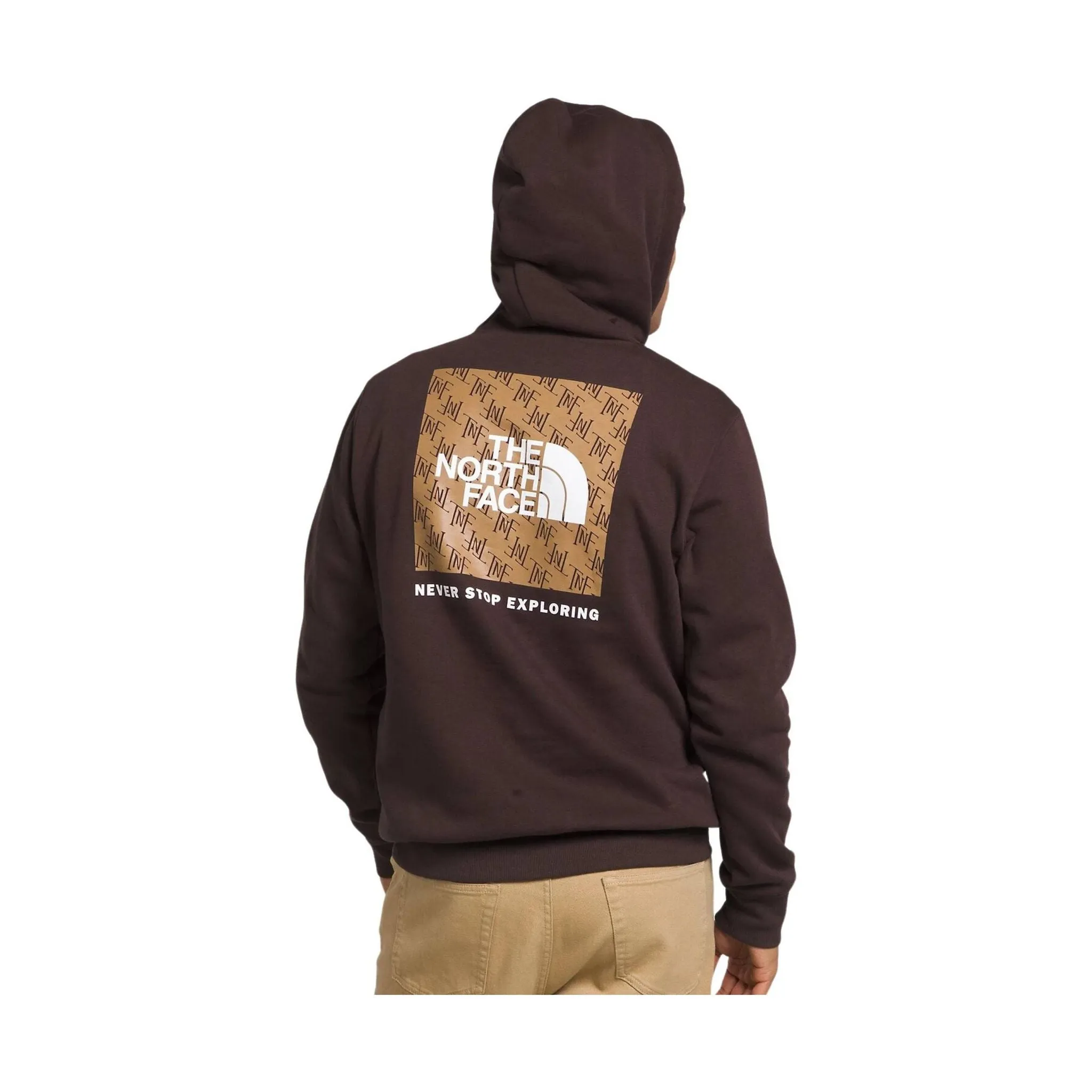 The North Face Men's Box NSE Pullover Hoodie - Coal Brown/Monogram