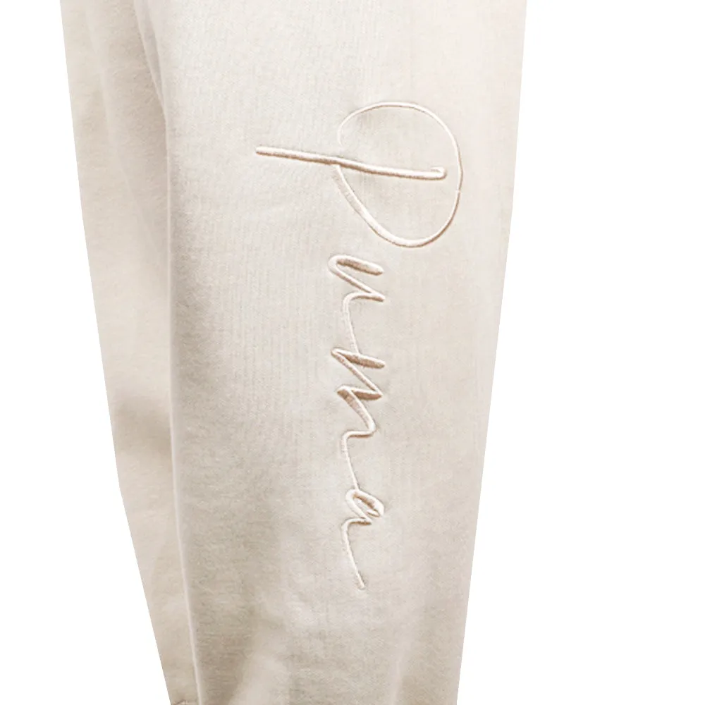 Tonal Script Sweatpants