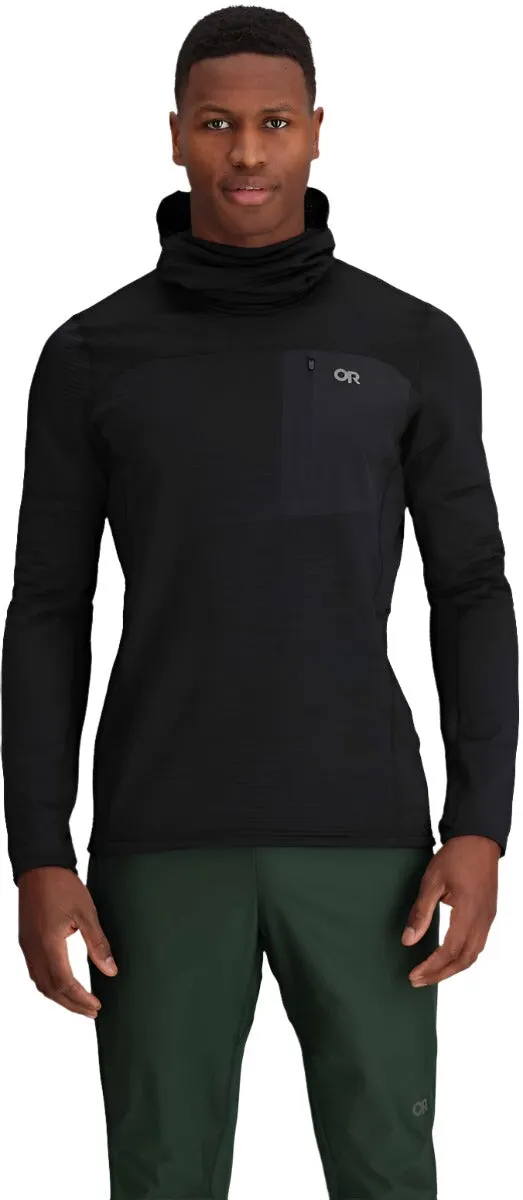 Vigor Grid Fleece Pull-Over Hoodie - Men's