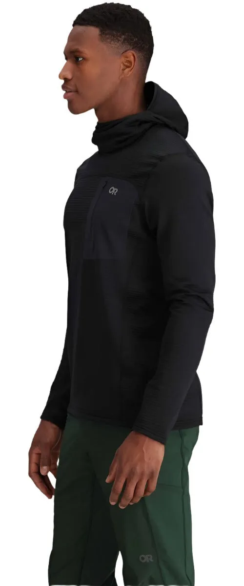 Vigor Grid Fleece Pull-Over Hoodie - Men's