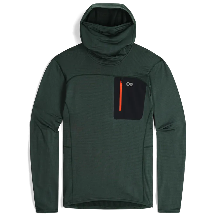 Vigor Grid Fleece Pull-Over Hoodie - Men's