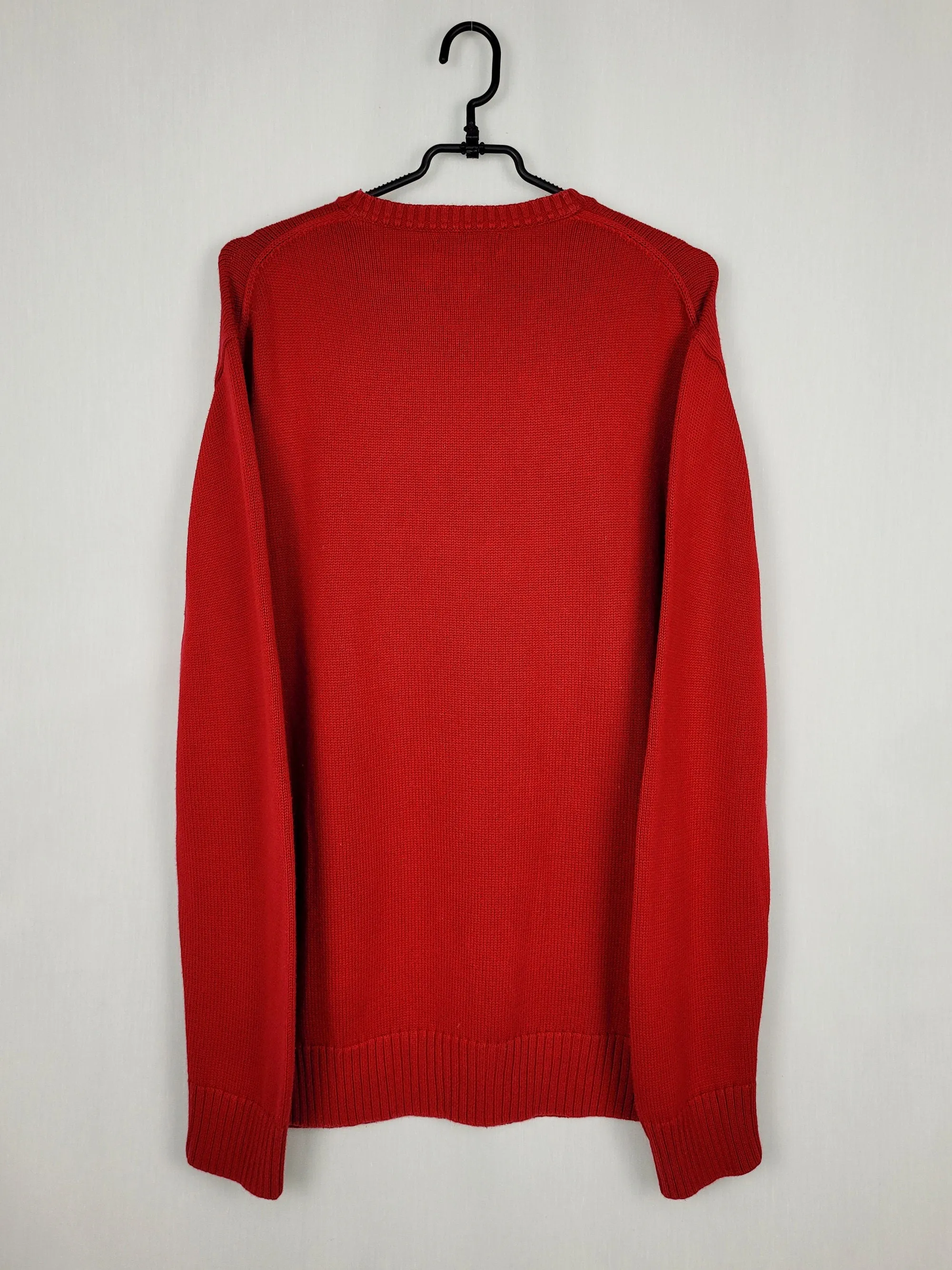 Vintage 90s GANT red logo print oversized jumper top