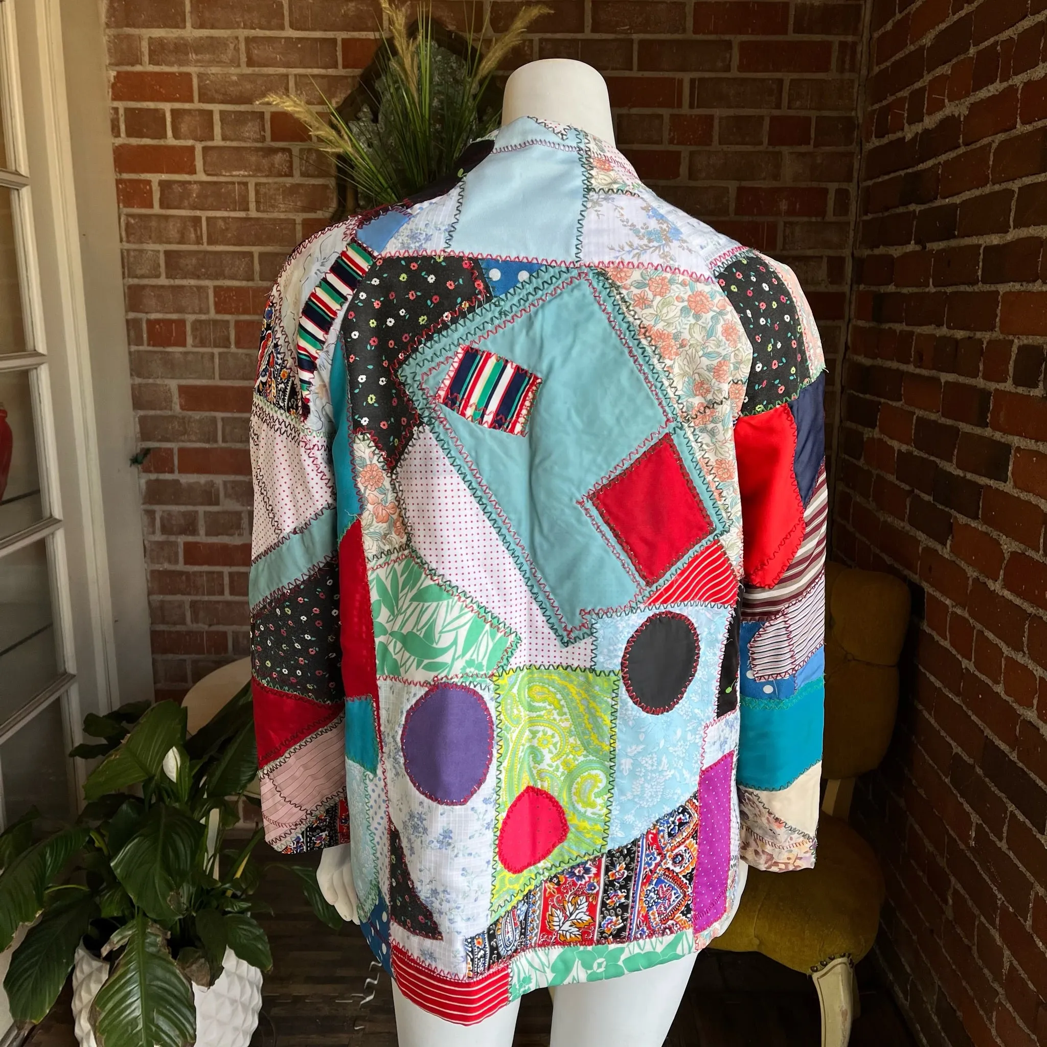 Vintage Patchwork Heart Jacket