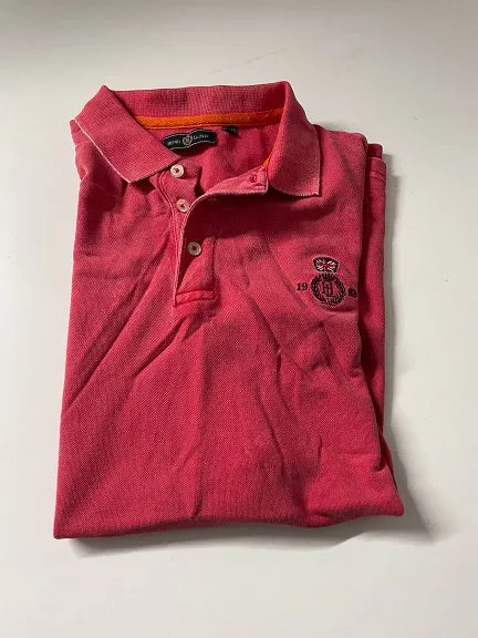 Vintage Red Henri Lloyd custom fit small polo shirt