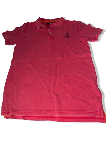 Vintage Red Henri Lloyd custom fit small polo shirt