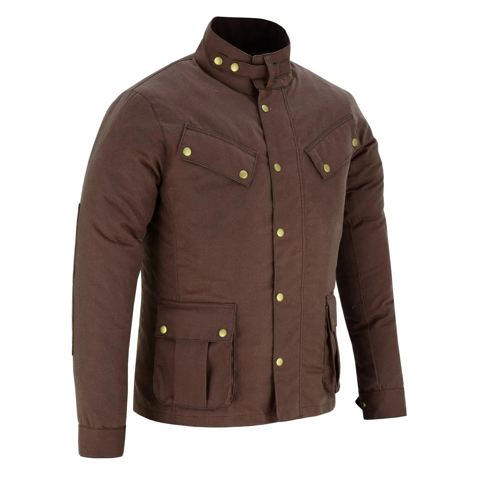 Waxed Cotton Zodiac Motorcycle Textile Biker Fashion Jacket