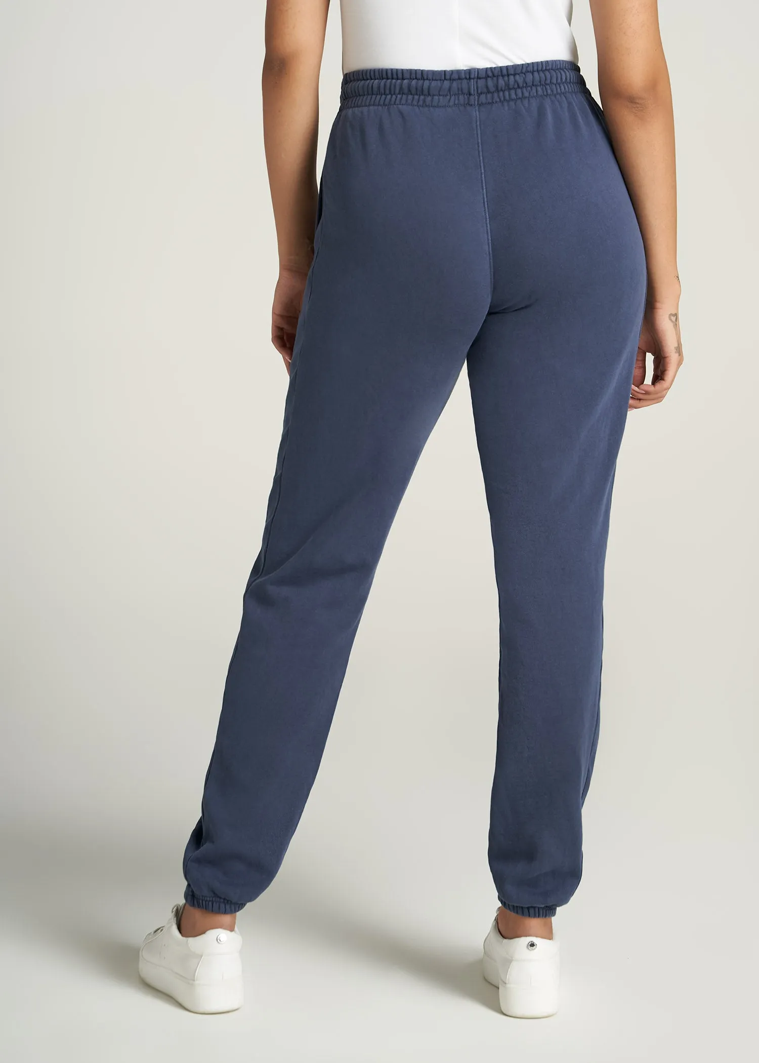 Wearever Fleece Regular Fit Women's Tall Sweatpants in Navy