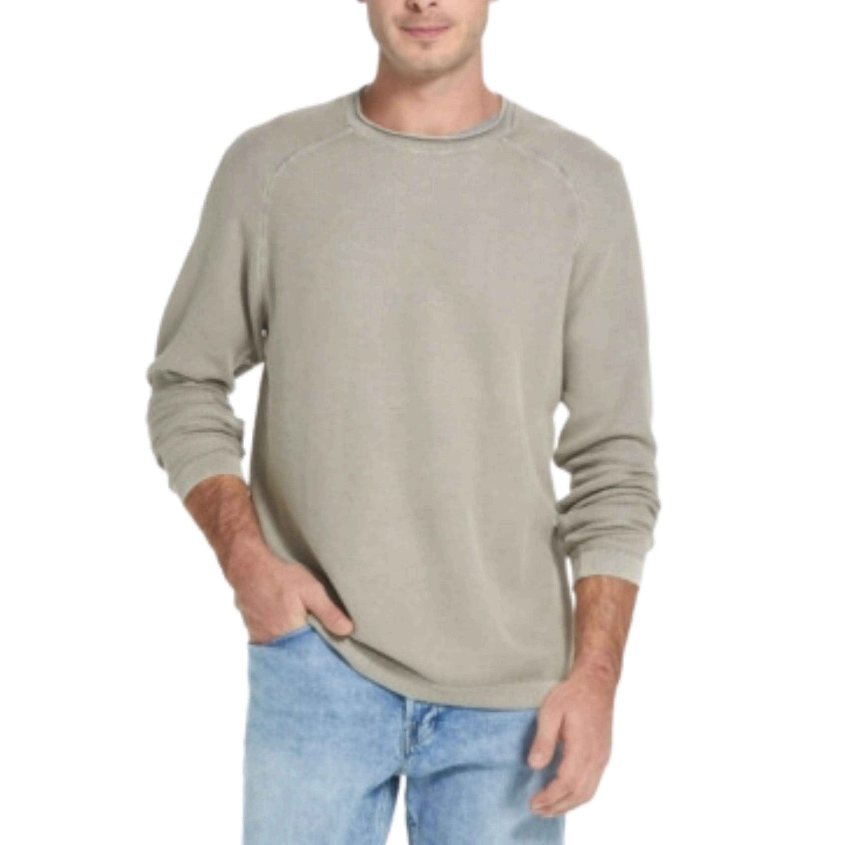 WEATHERPROOF - Crewneck Textured Pullover Sweater