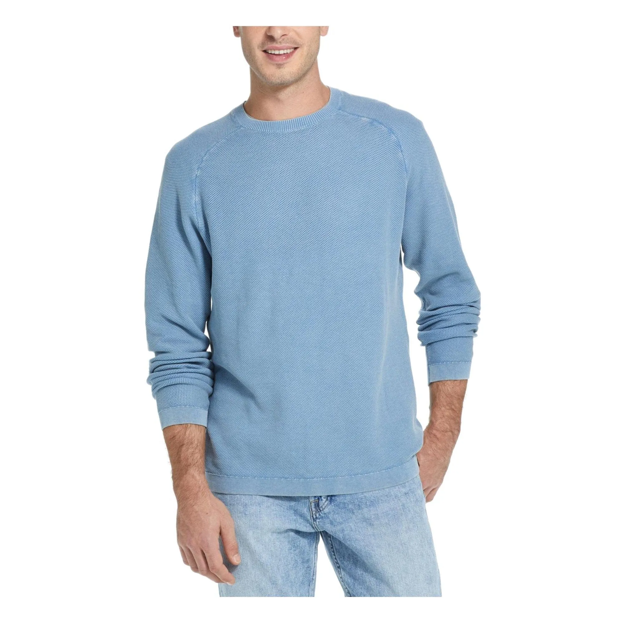 WEATHERPROOF - Textured Crewneck Sweater